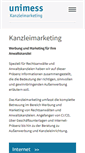 Mobile Screenshot of anwaltskanzlei-marketing.de